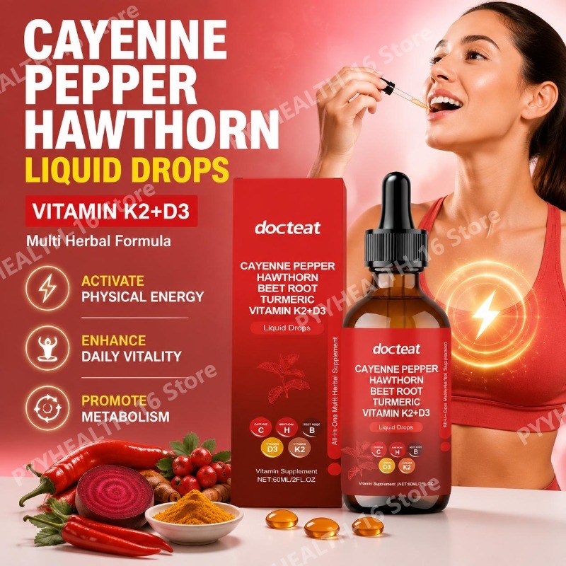 Herbal Wellness Liquid - Docteat Gotas Líquidas de Vitamina K2+D3