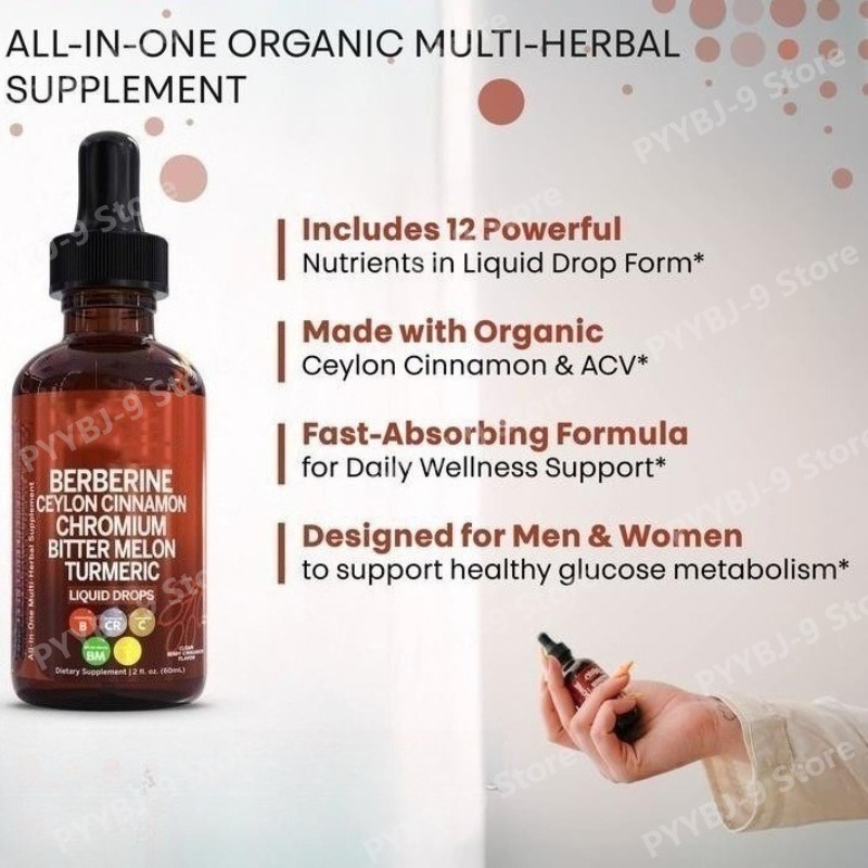 Gotas Líquidas de Berberina, C - Herbal Wellness Liquid avaliação e preço